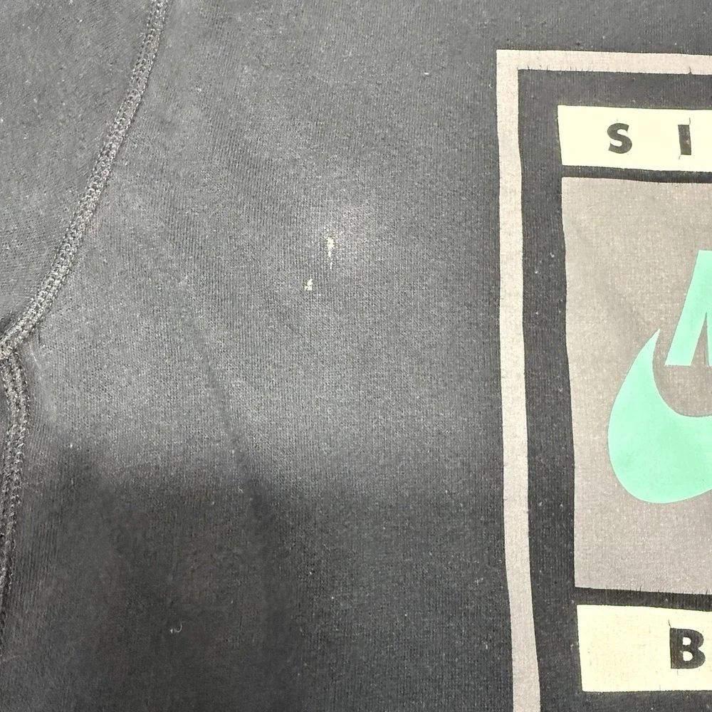 Nike SB Icon Skateboarding Vtg Sweatshirt Large Black Crewneck‎ Sierra Bravo